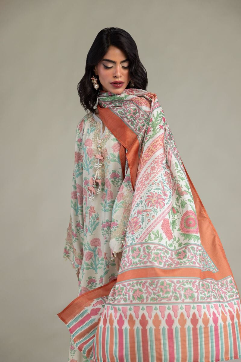 Floral Mesuri Dupatta