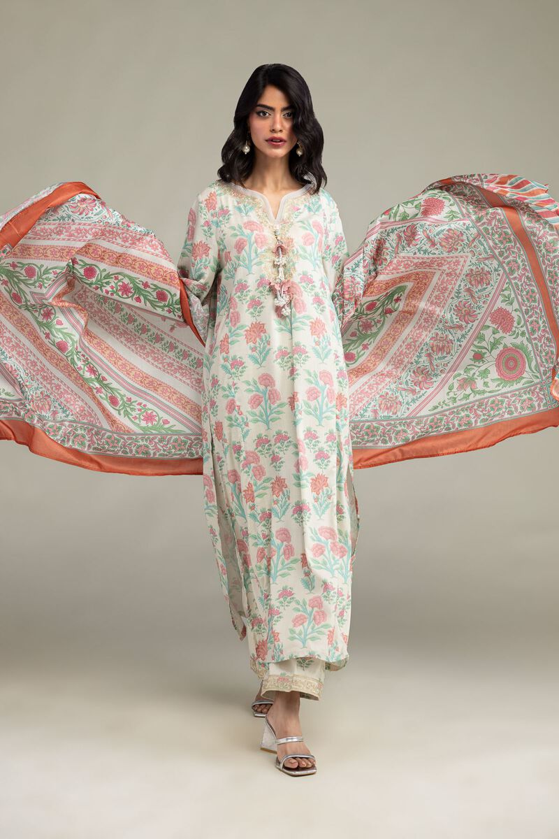 Floral Mesuri Dupatta