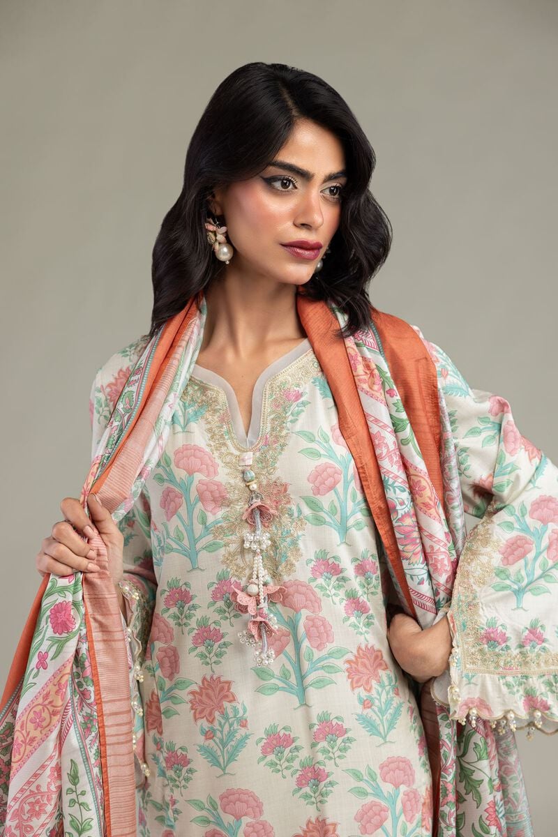 Floral Mesuri Dupatta