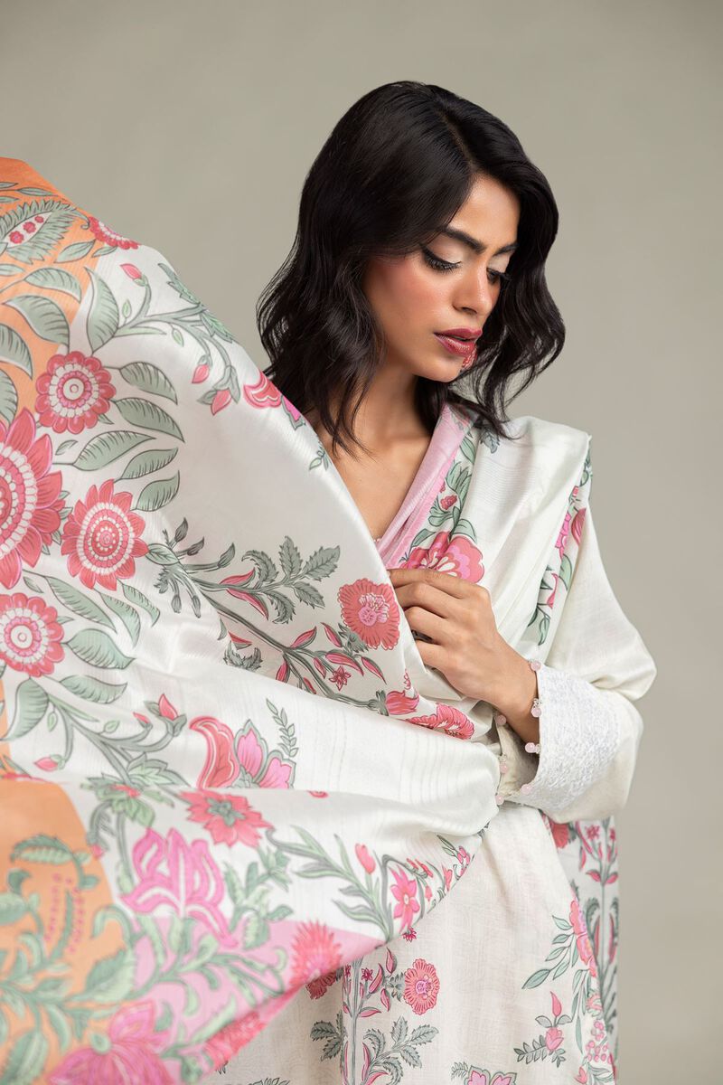 Floral Mesuri Dupatta