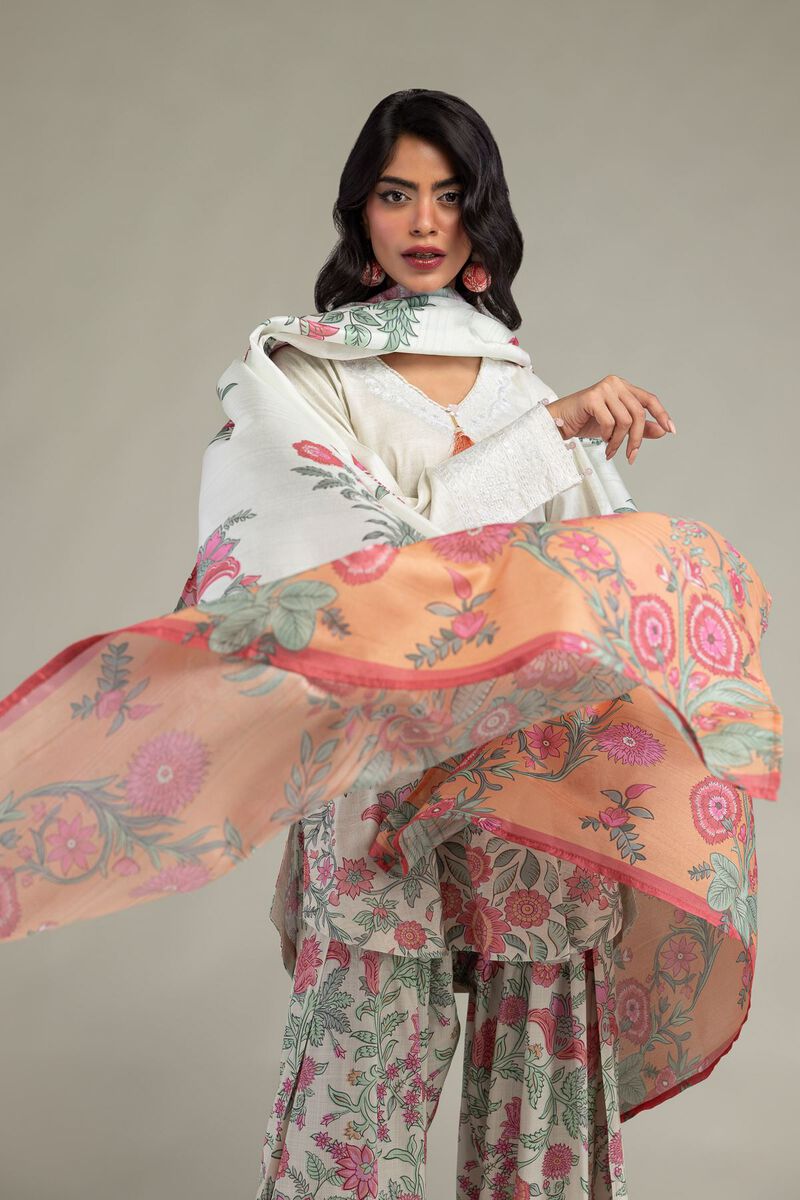 Floral Mesuri Dupatta