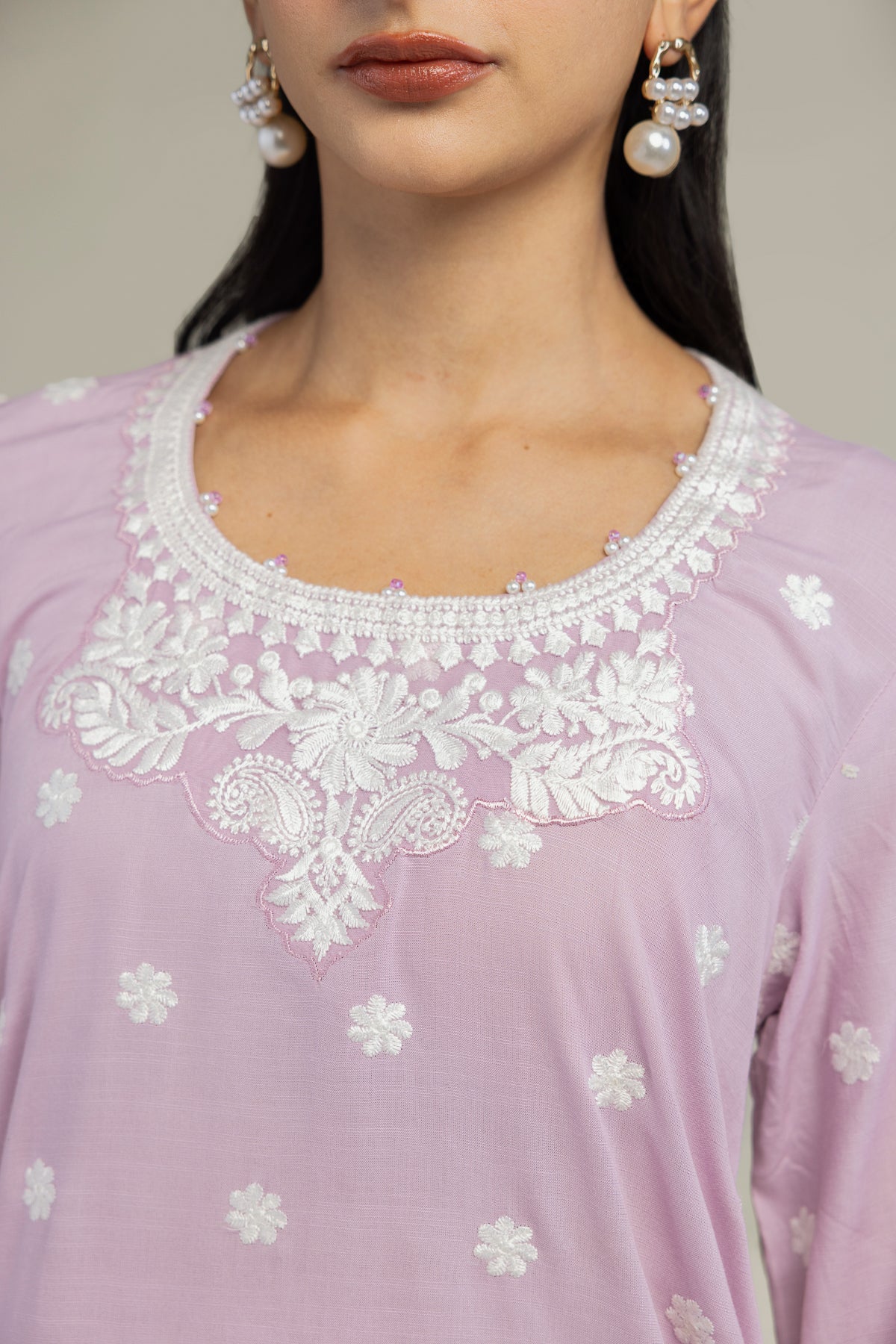 Short Silk Kurta
