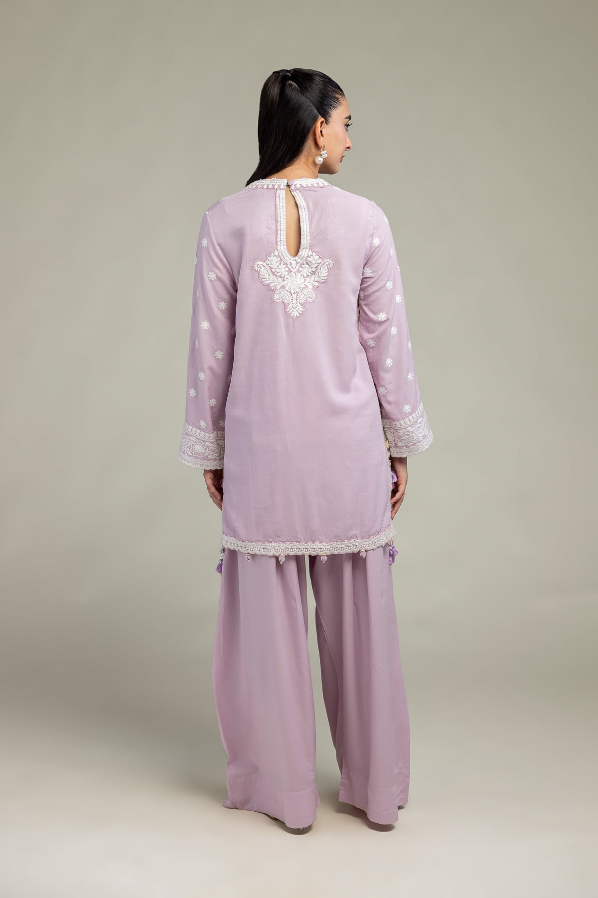 Short Silk Kurta