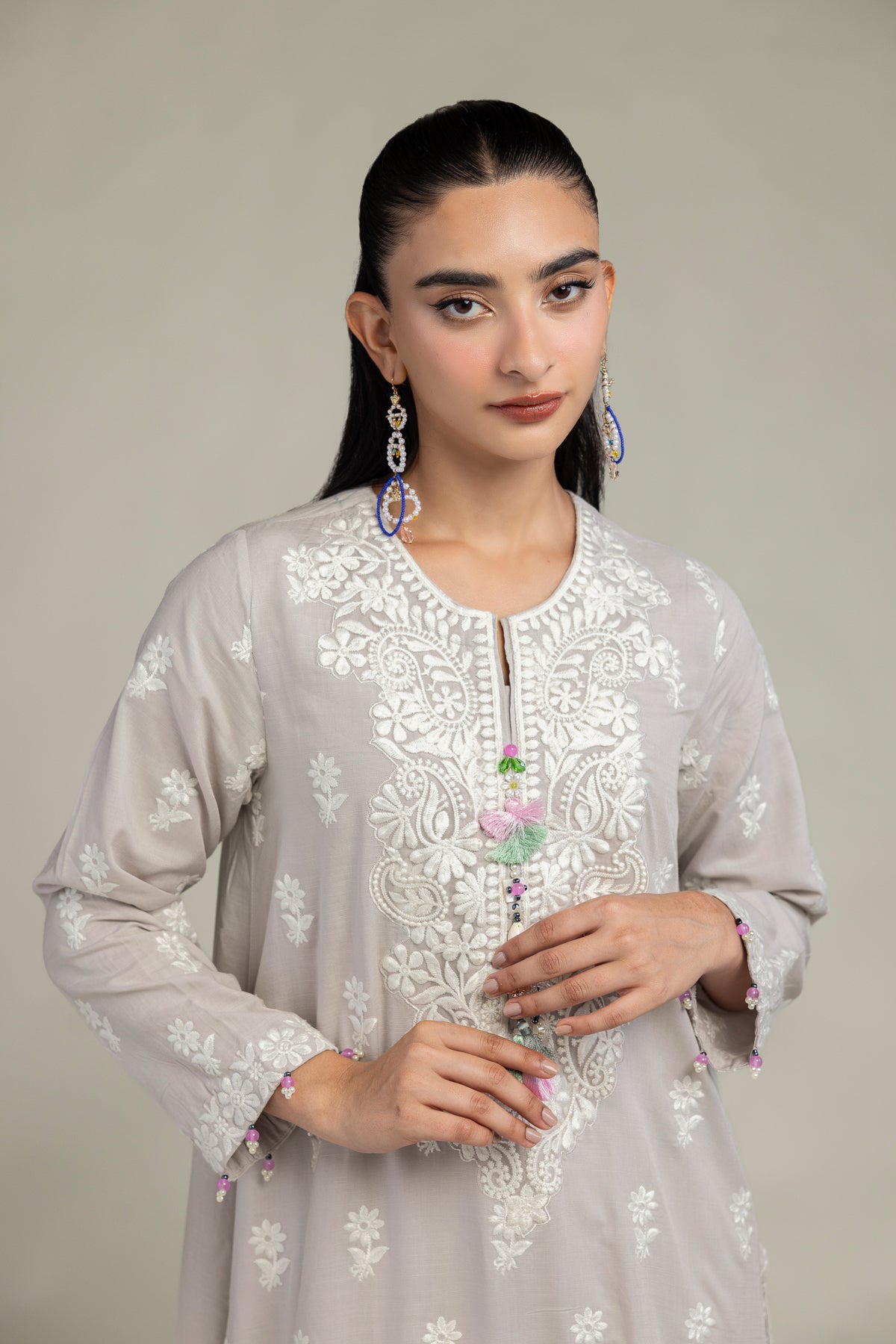 Floral Longline Kurta