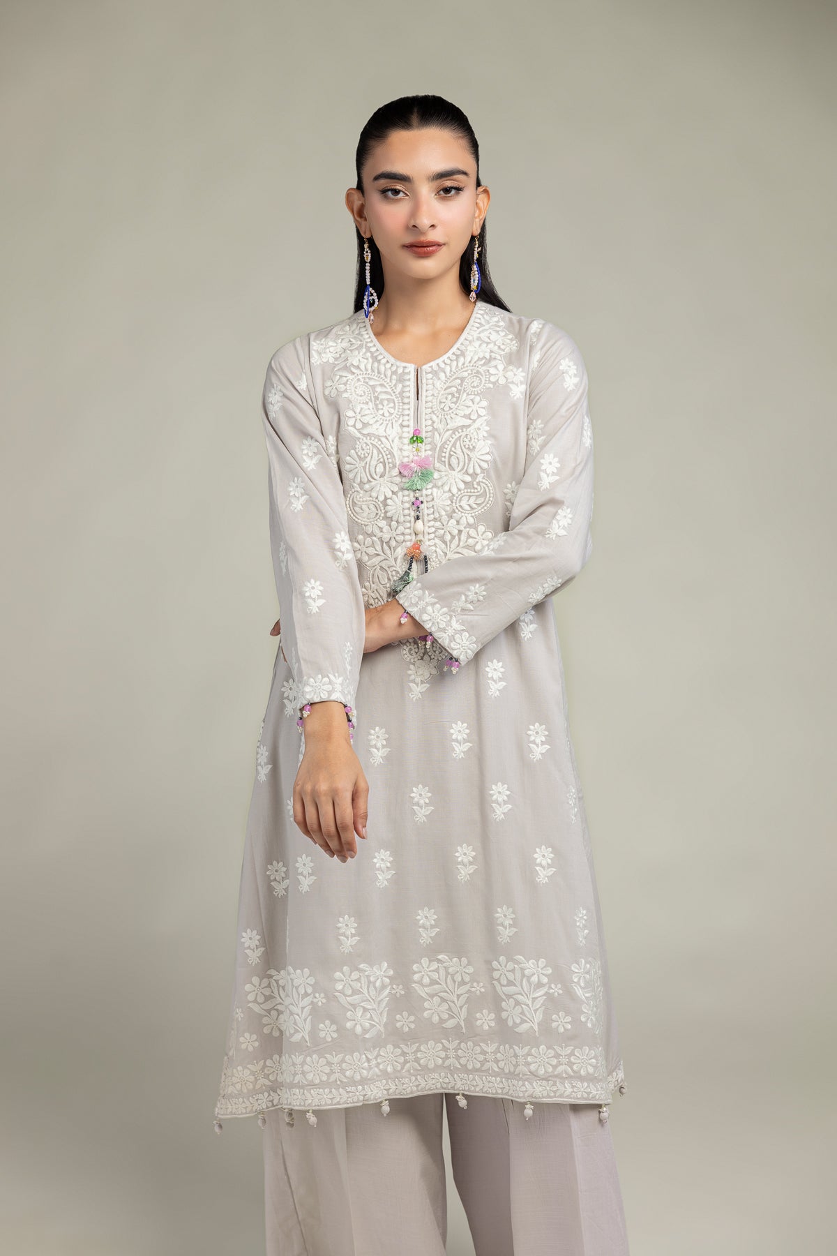 Floral Longline Kurta