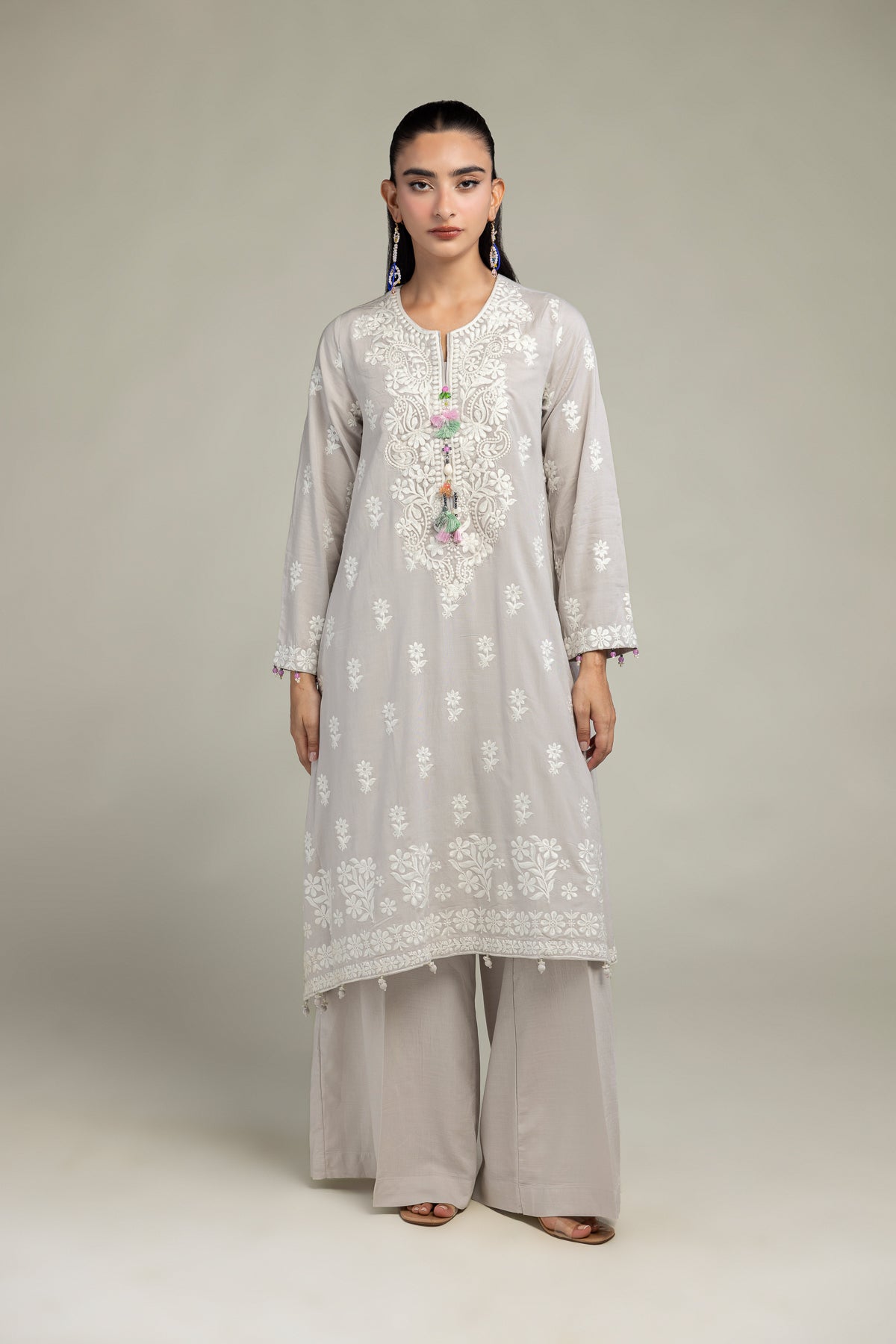 Floral Longline Kurta