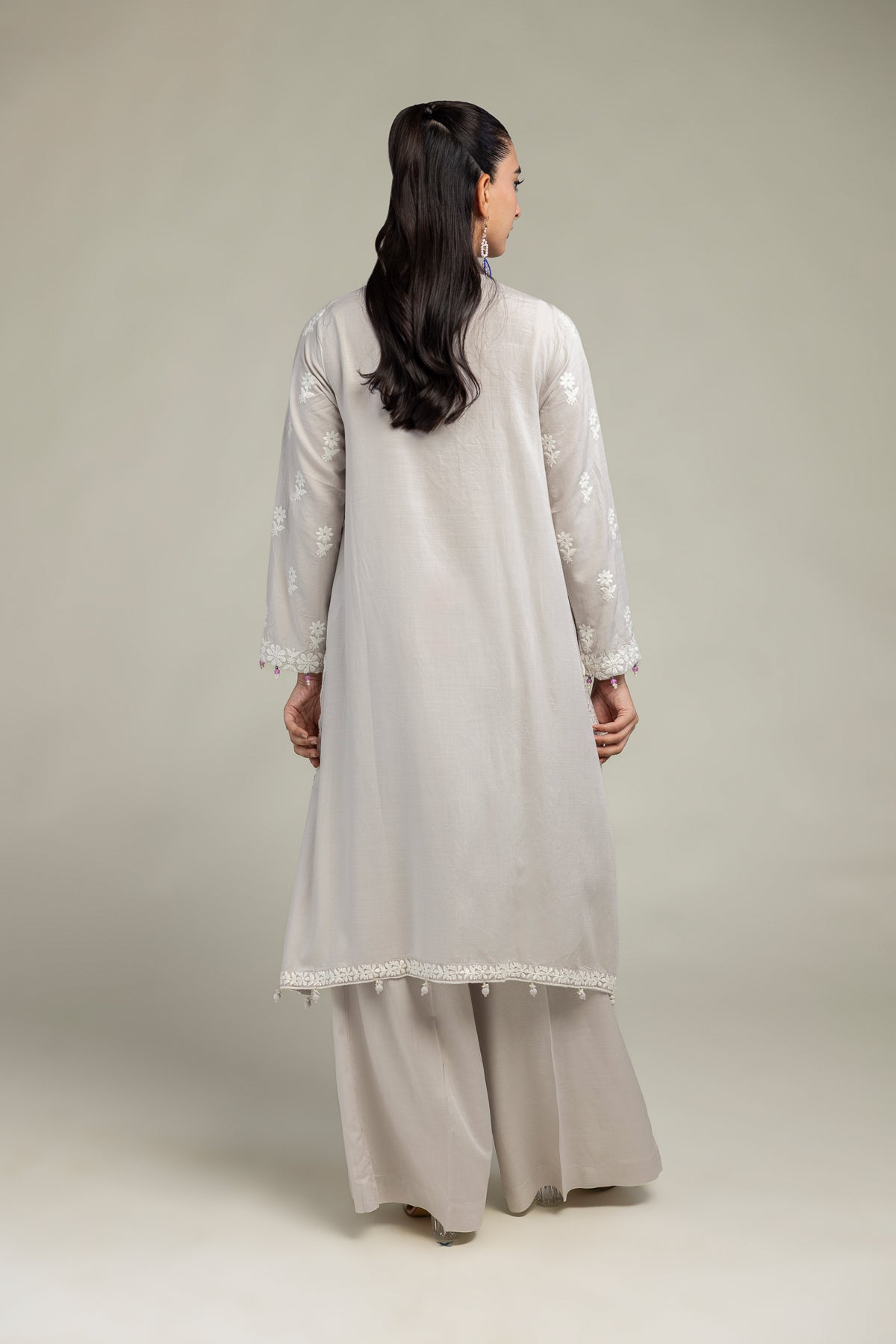 Floral Longline Kurta