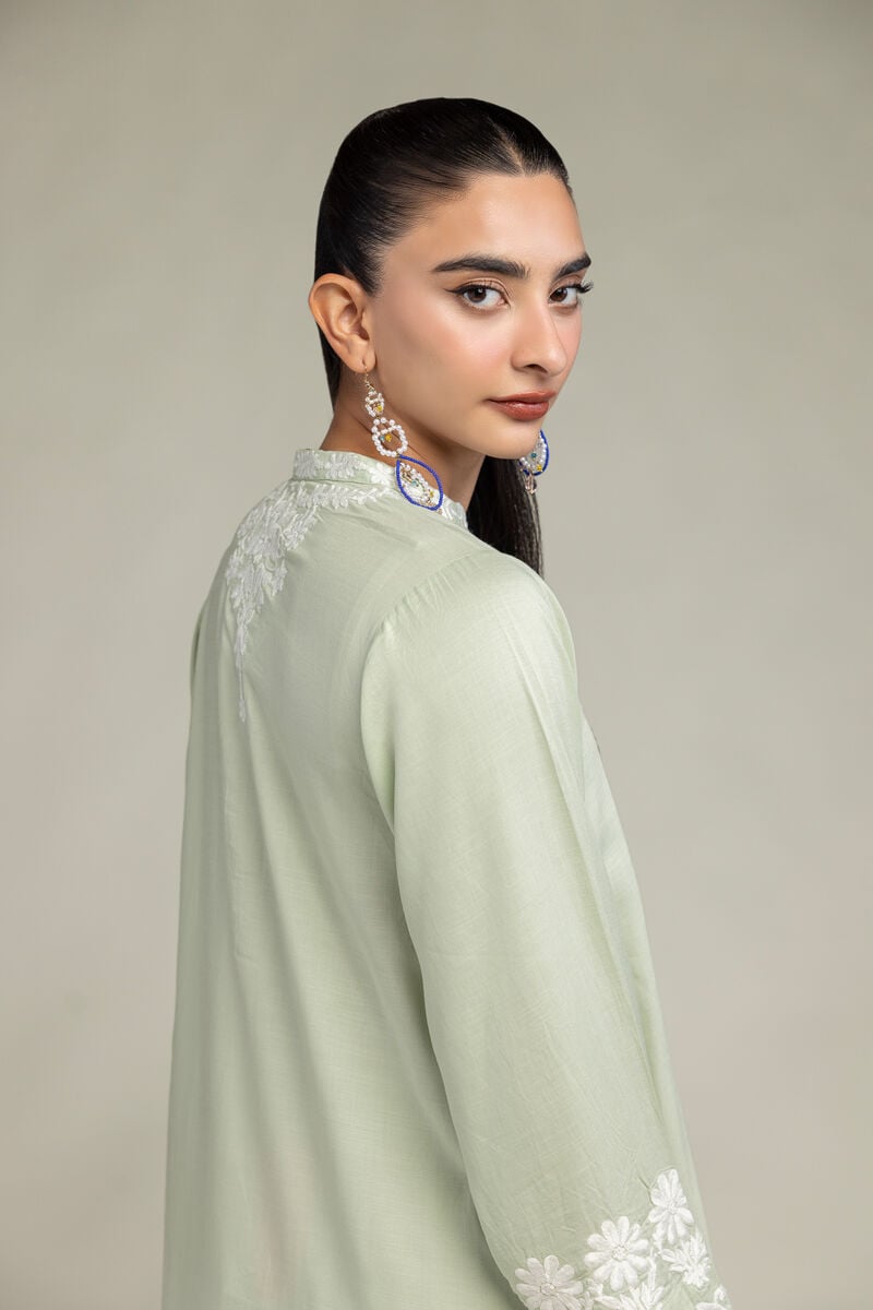 Floral Silk Kurta