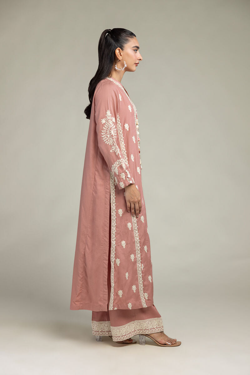 Raw Silk Pants