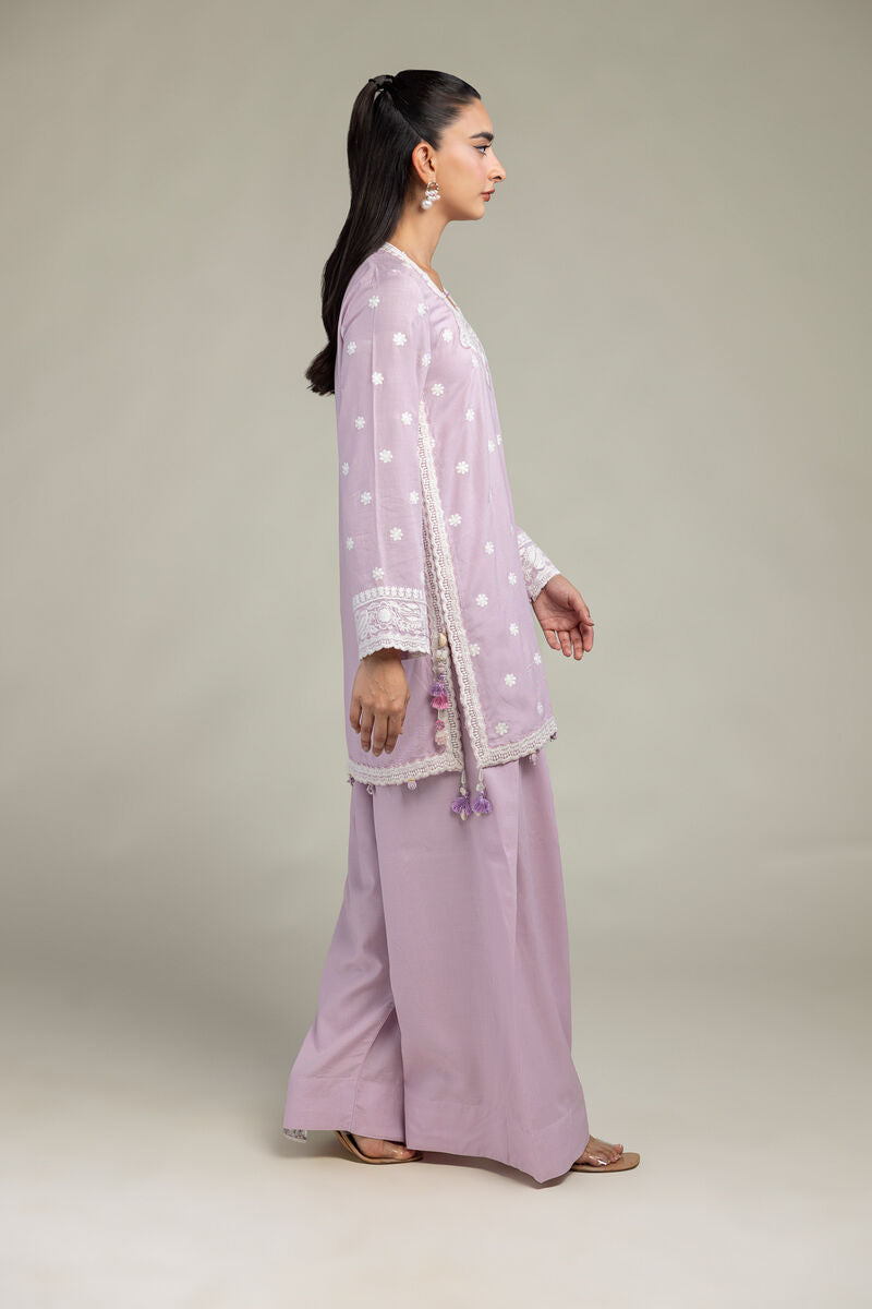Solid Lavender Shalwar
