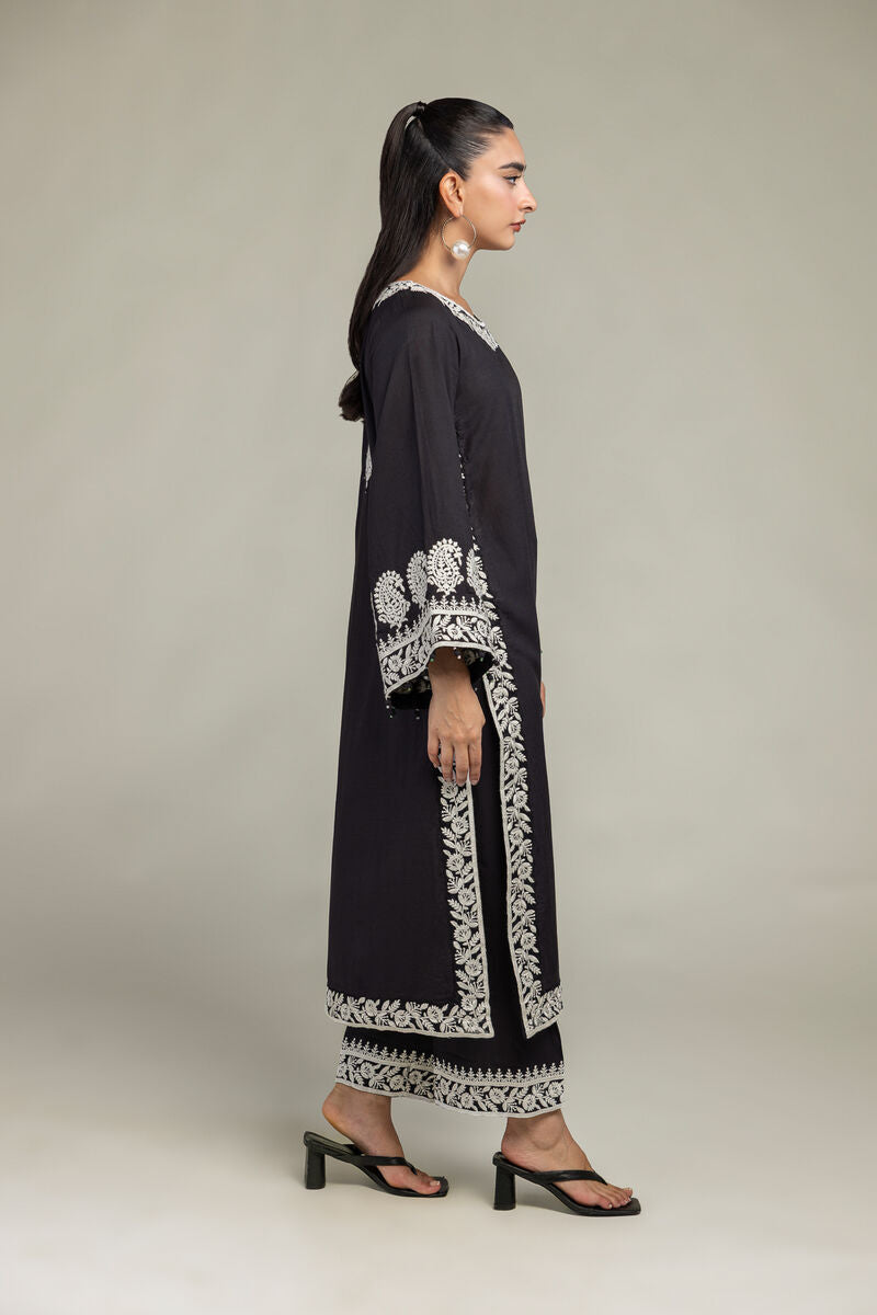 Black Silk Pants