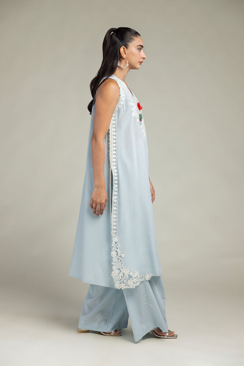 Solid Silk Pants