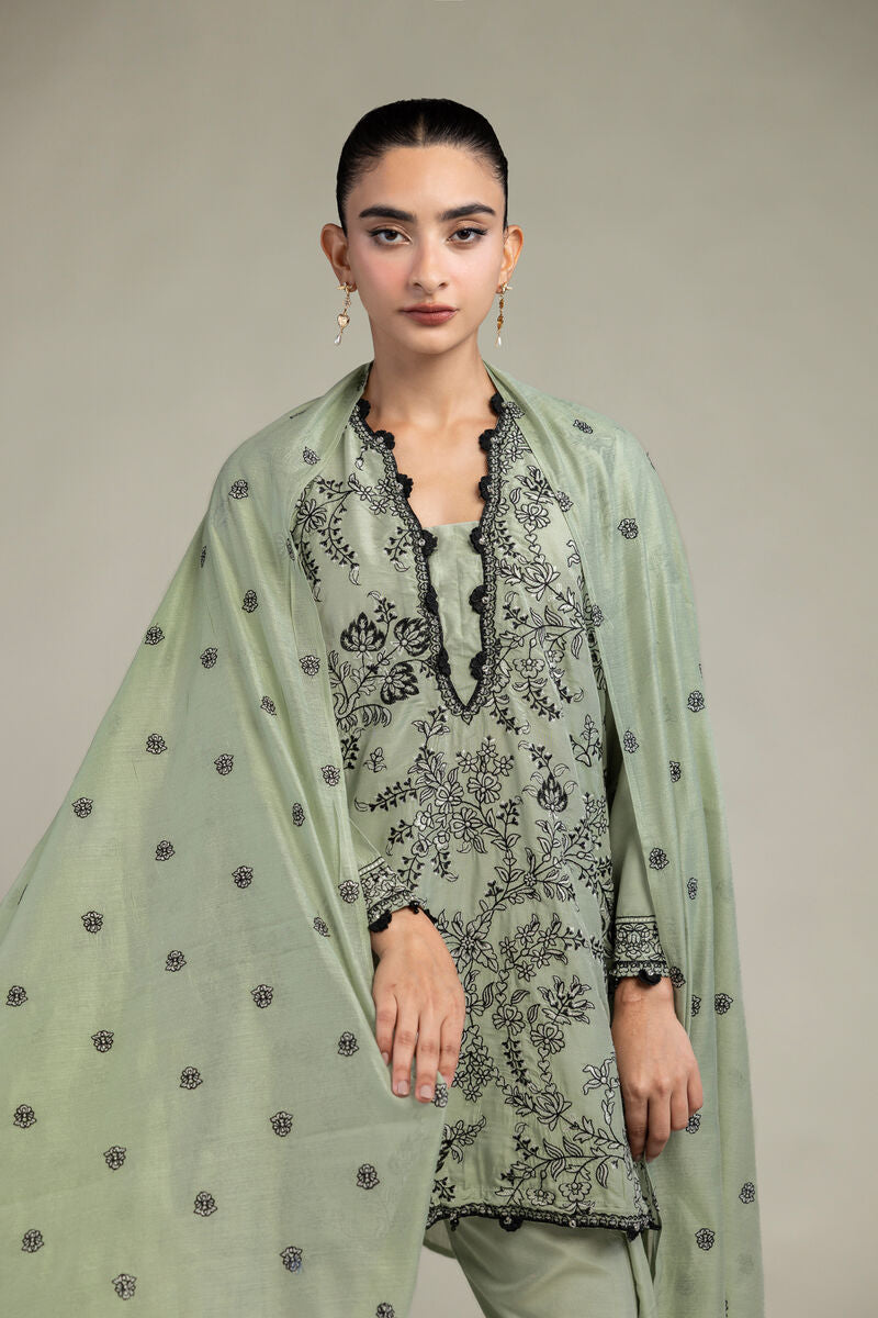 Floral Cotton Dupatta