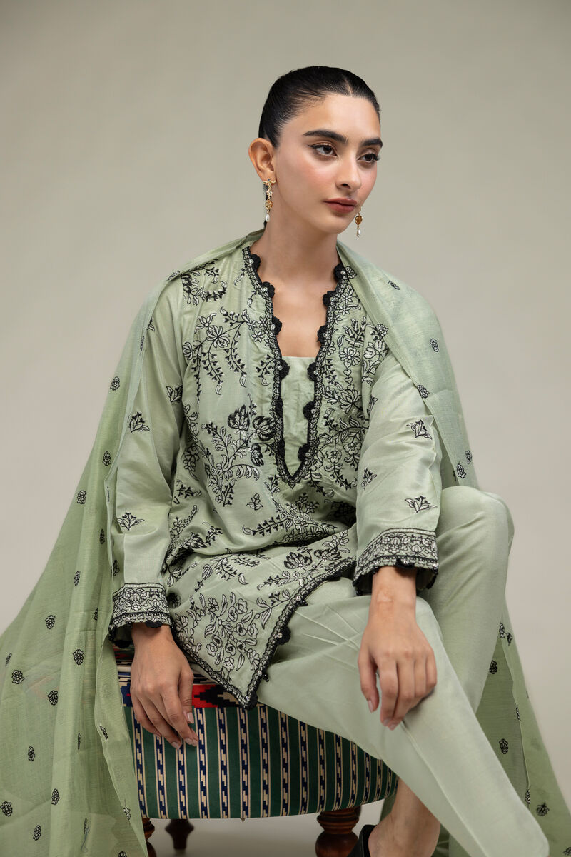 Floral Cotton Dupatta