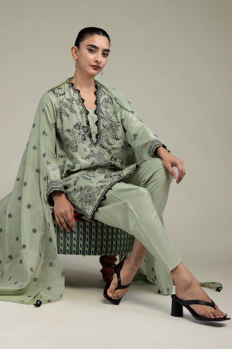 Floral Cotton Dupatta