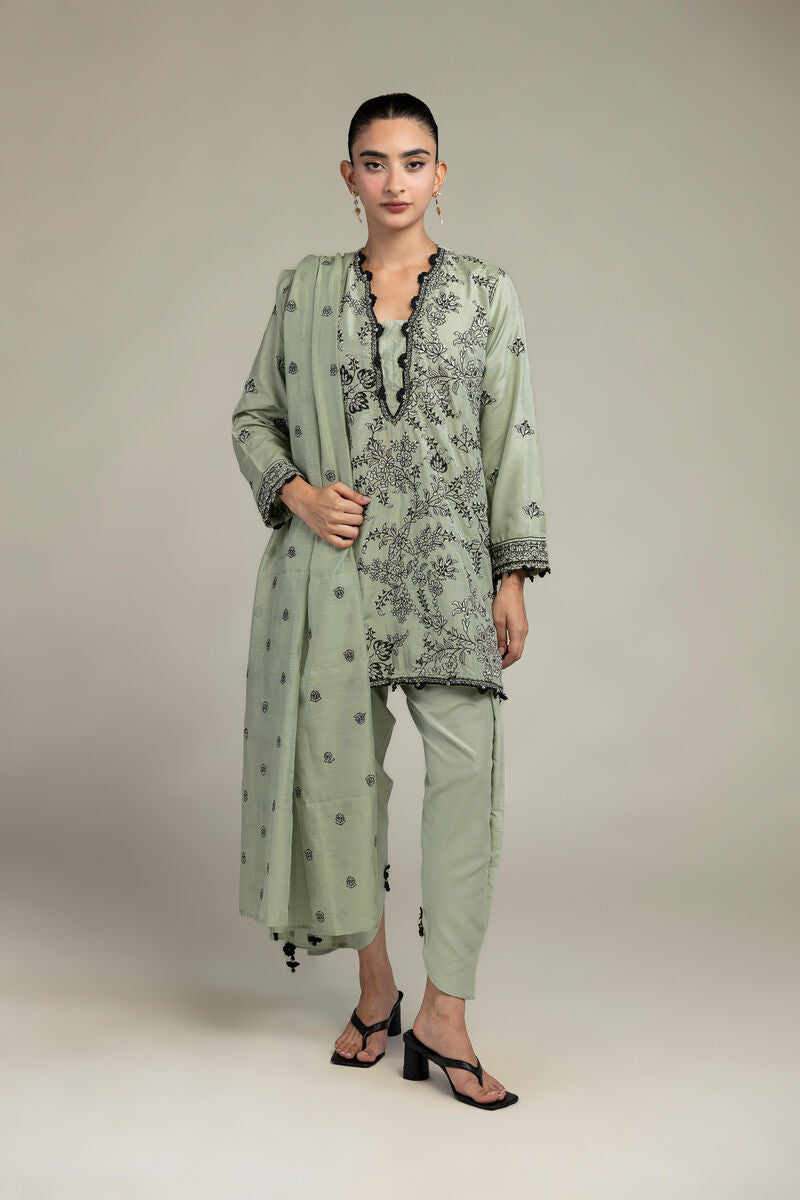 Floral Cotton Dupatta