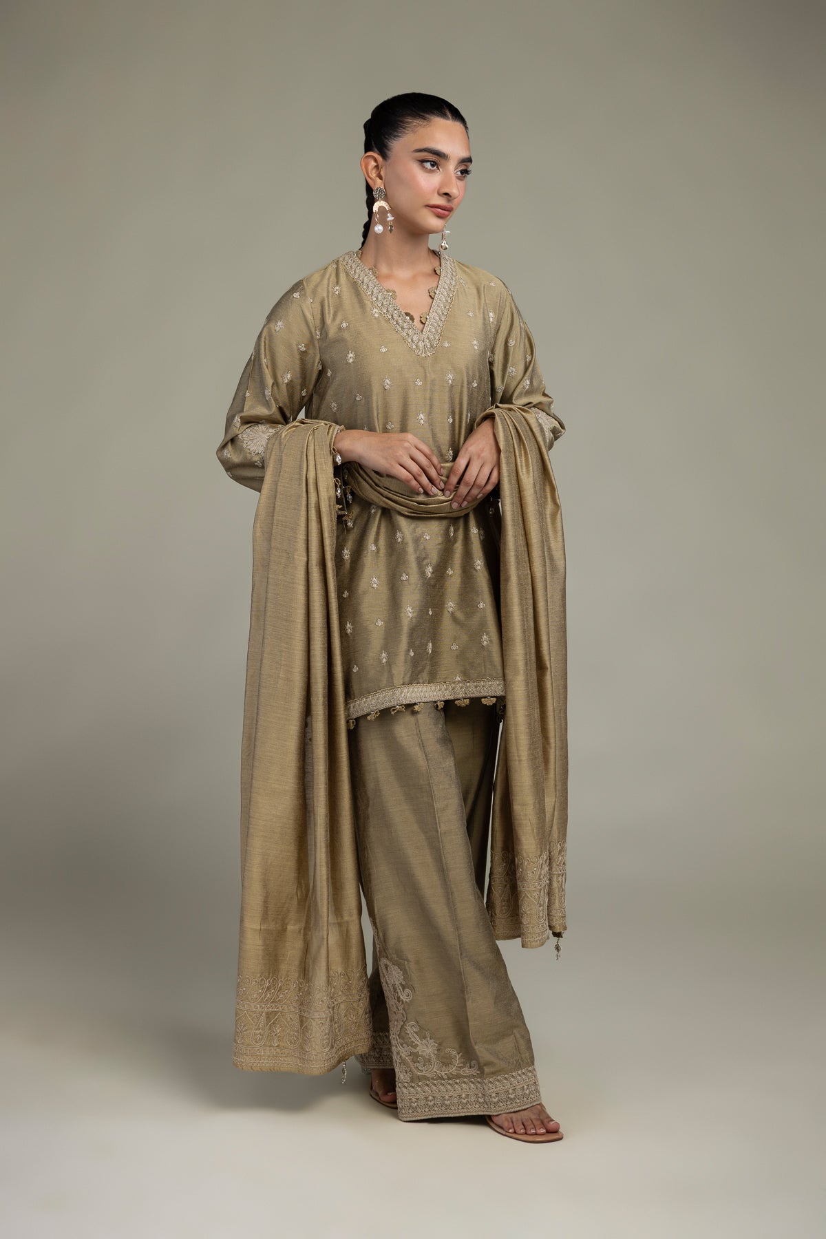 Cotton Net Dupatta