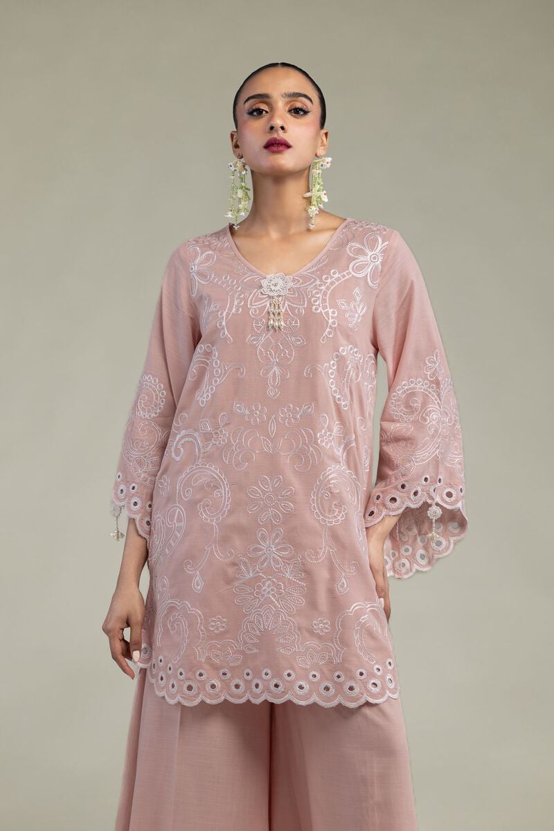 Floral Silk Kurta