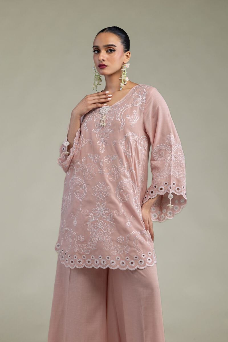 Floral Silk Kurta