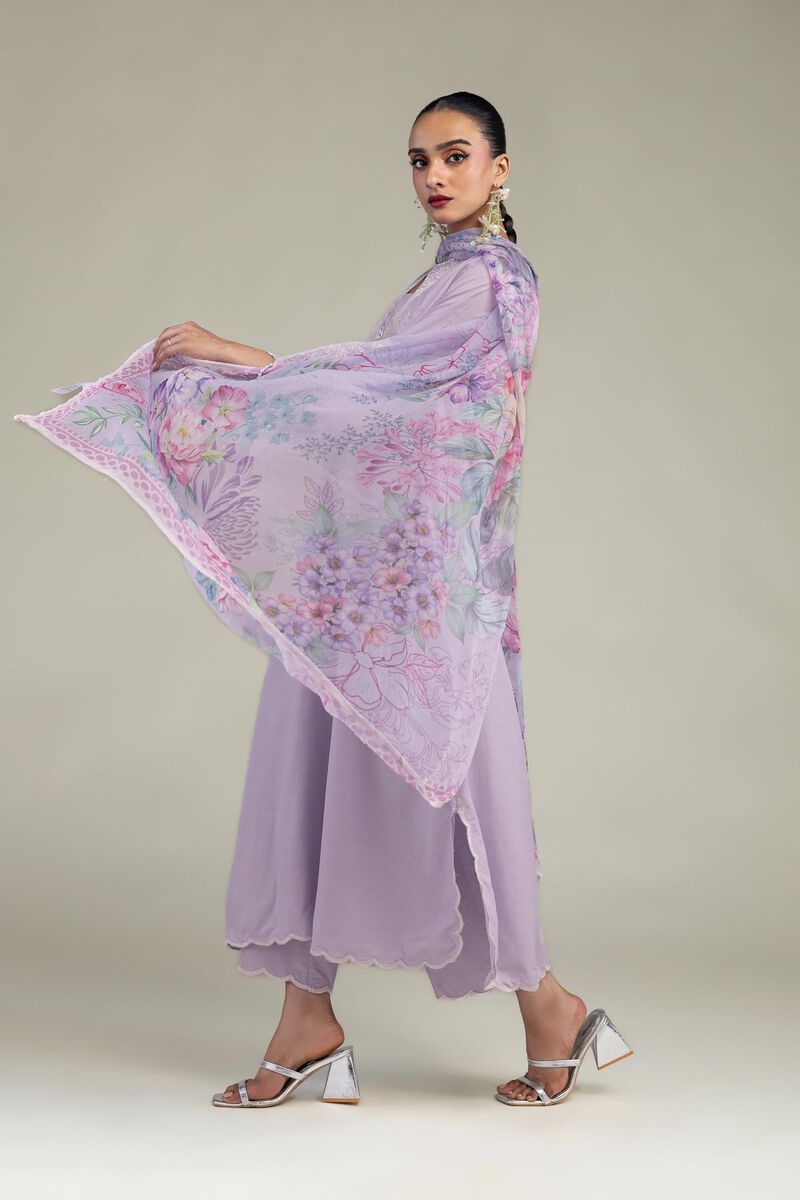 Silk Solid Pants