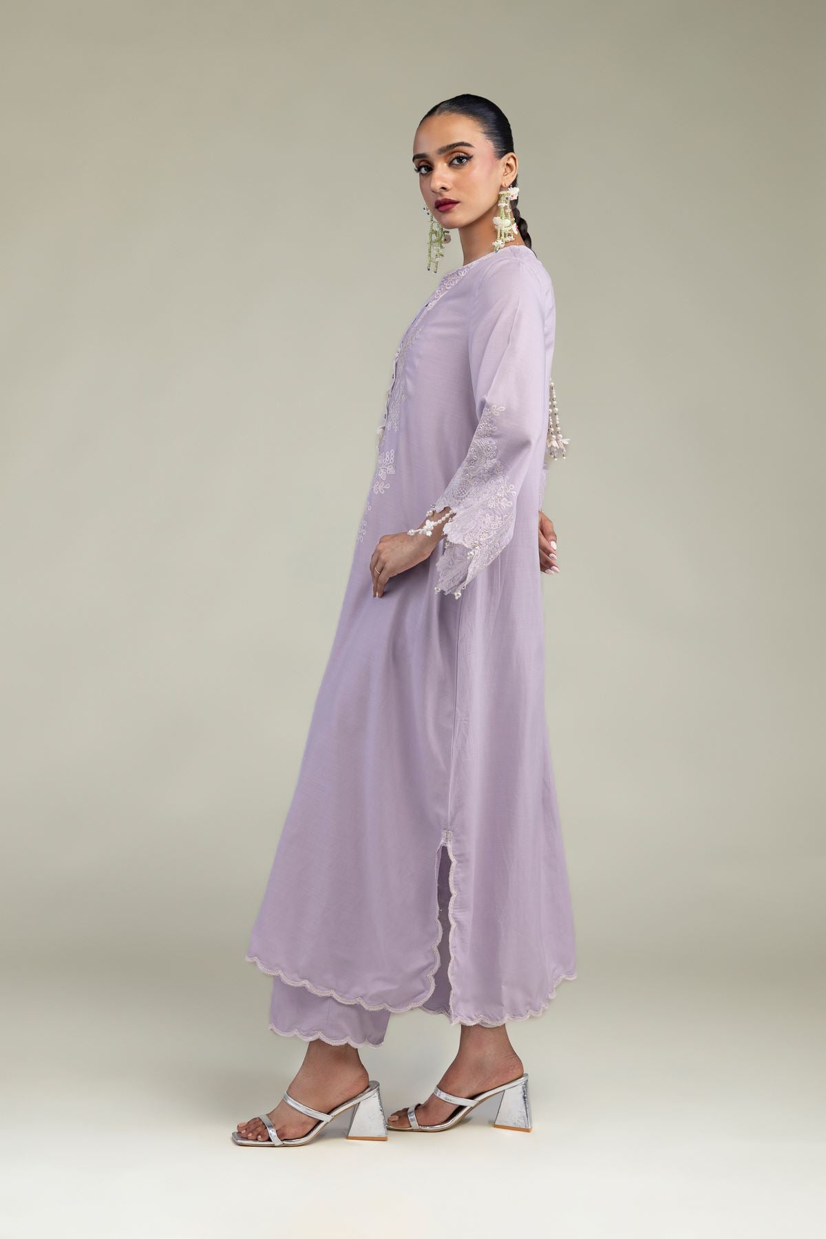 Silk Solid Pants