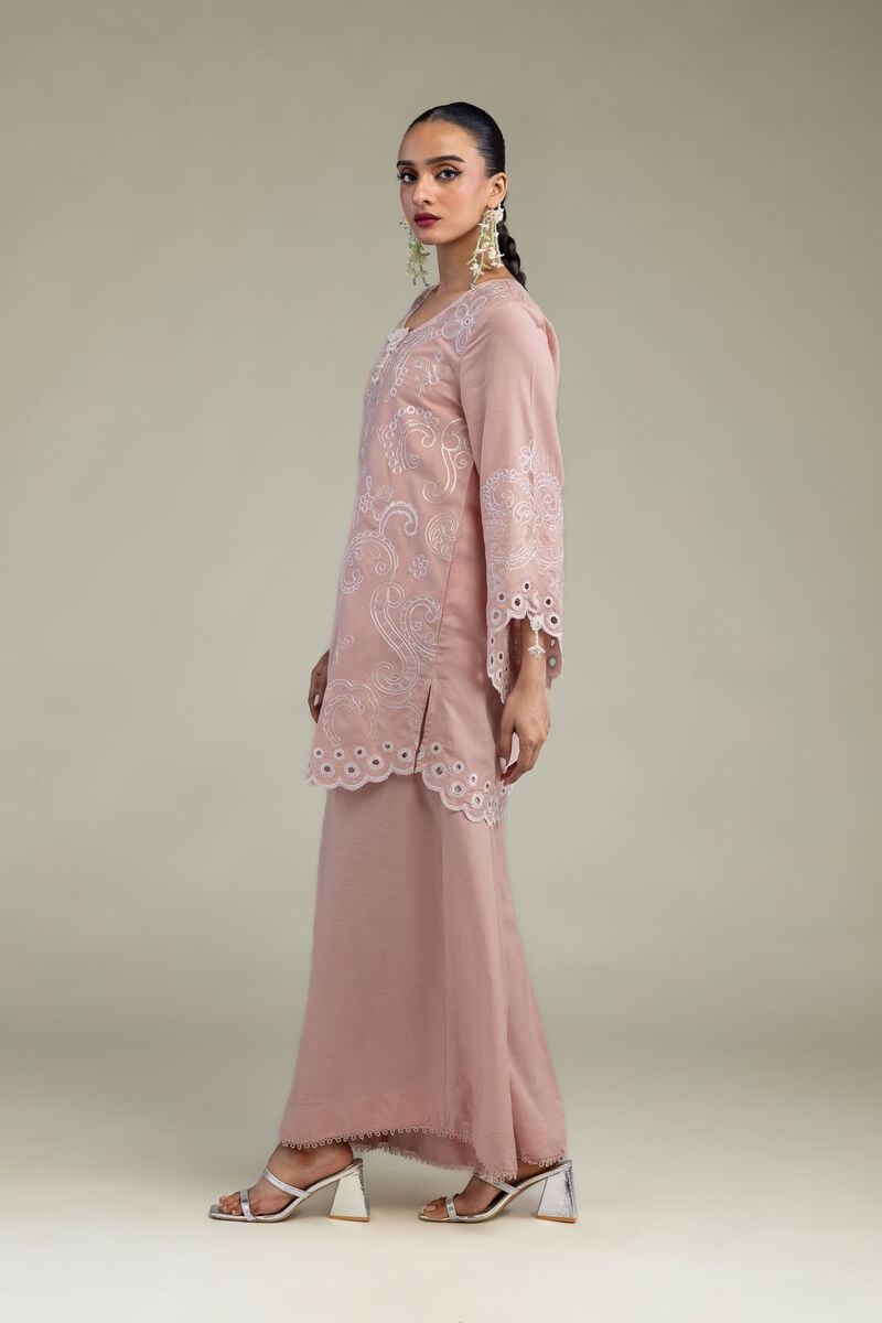 Raw Silk Pants