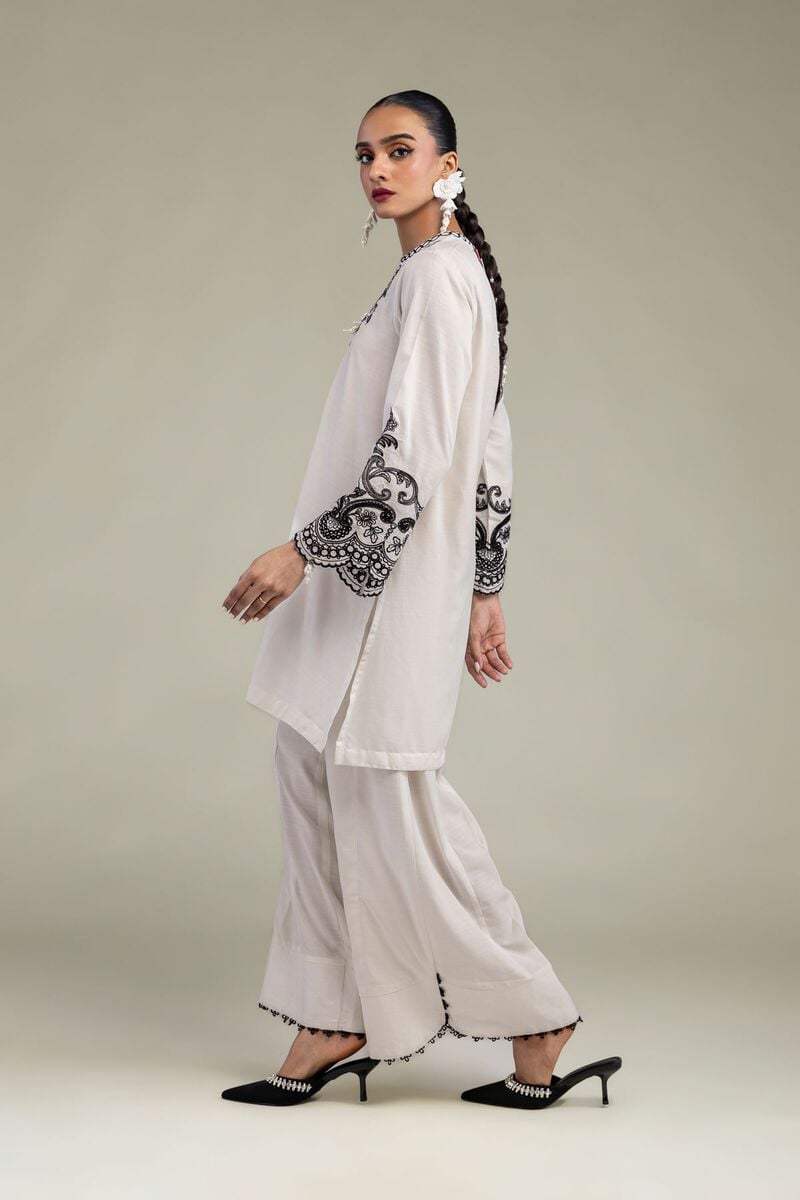 Raw Silk Pants