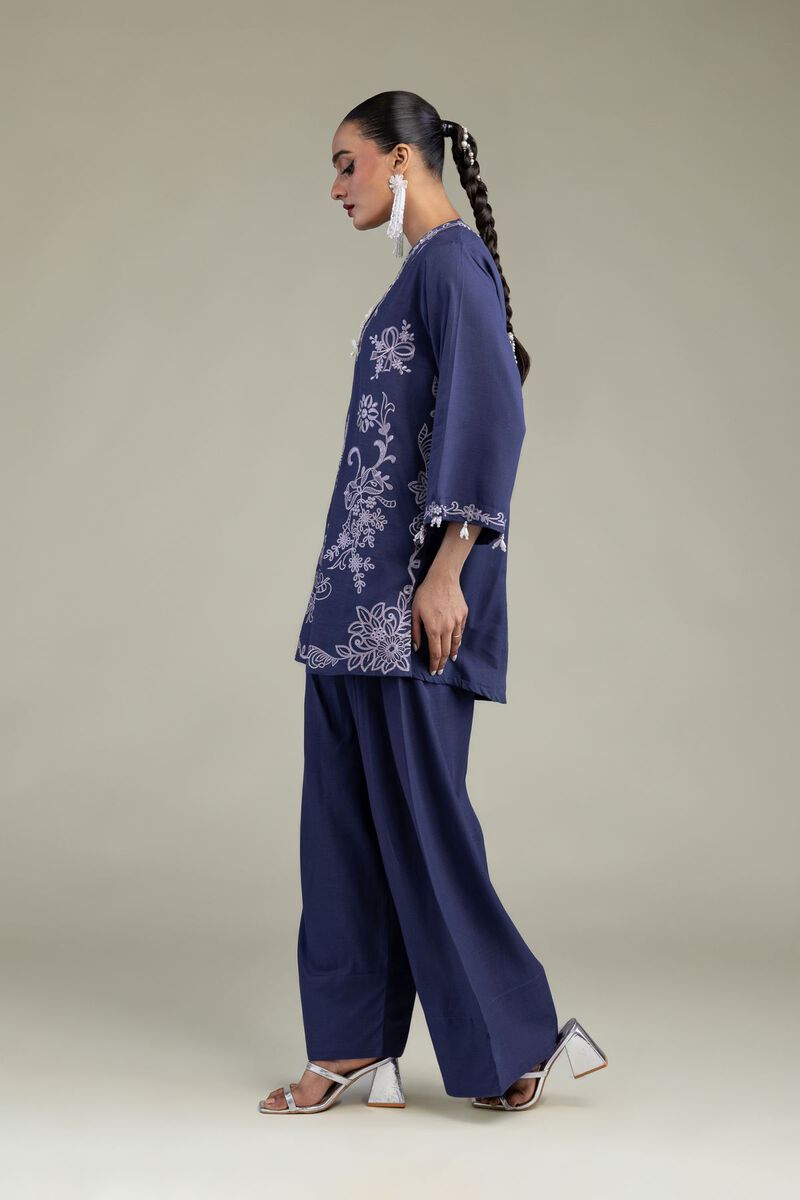 Solid Silk Shalwar