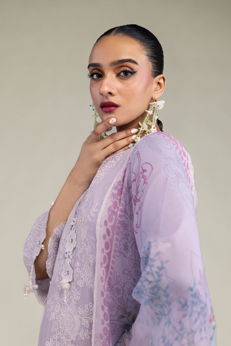 Chiffon Floral Dupatta