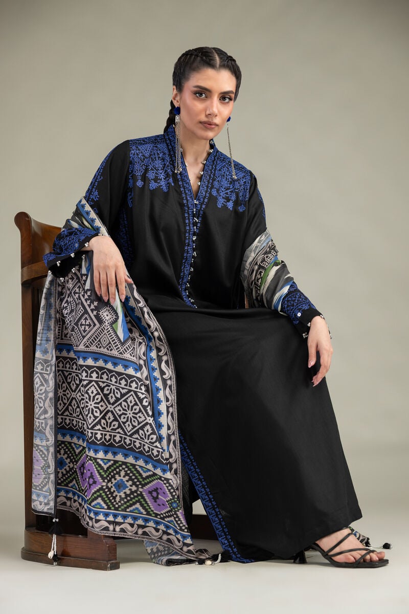 V-Neck Longline Kurta