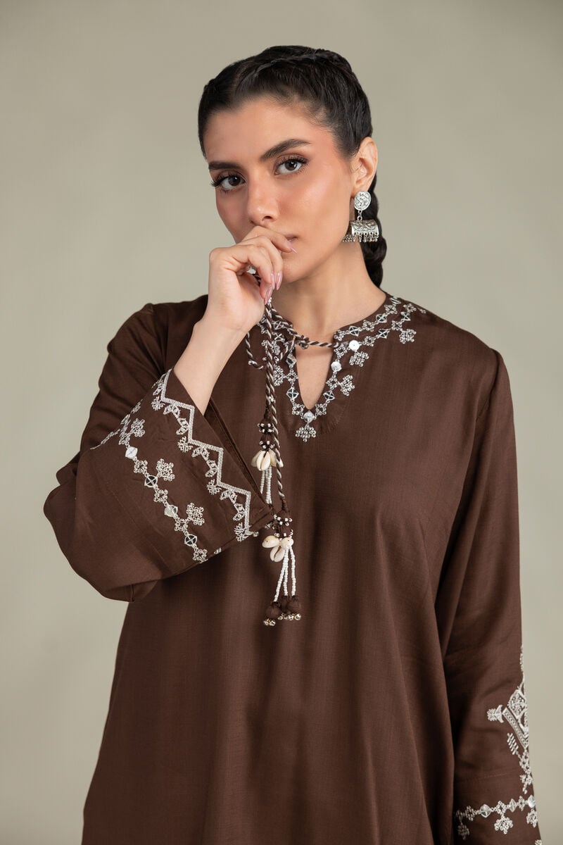 Short V-Neck Kurta