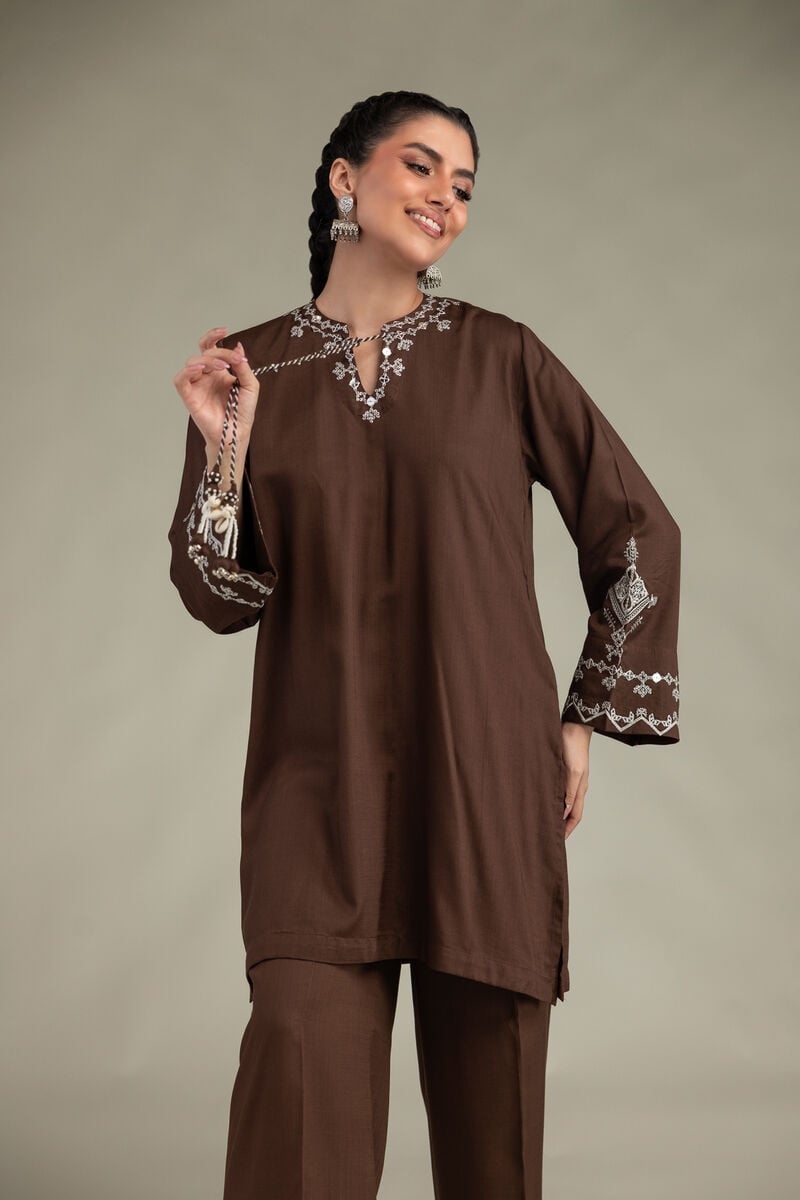 Short V-Neck Kurta