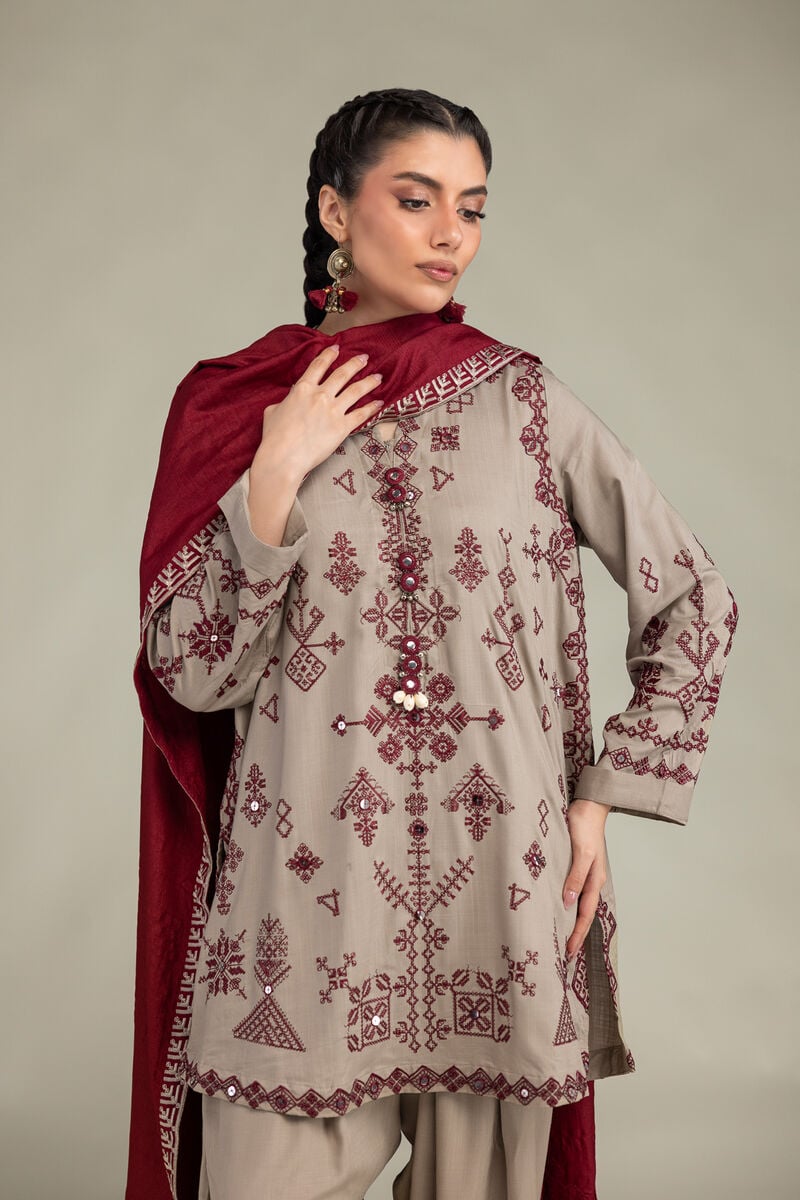 Short Geometric Kurta