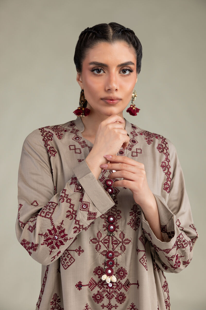Short Geometric Kurta