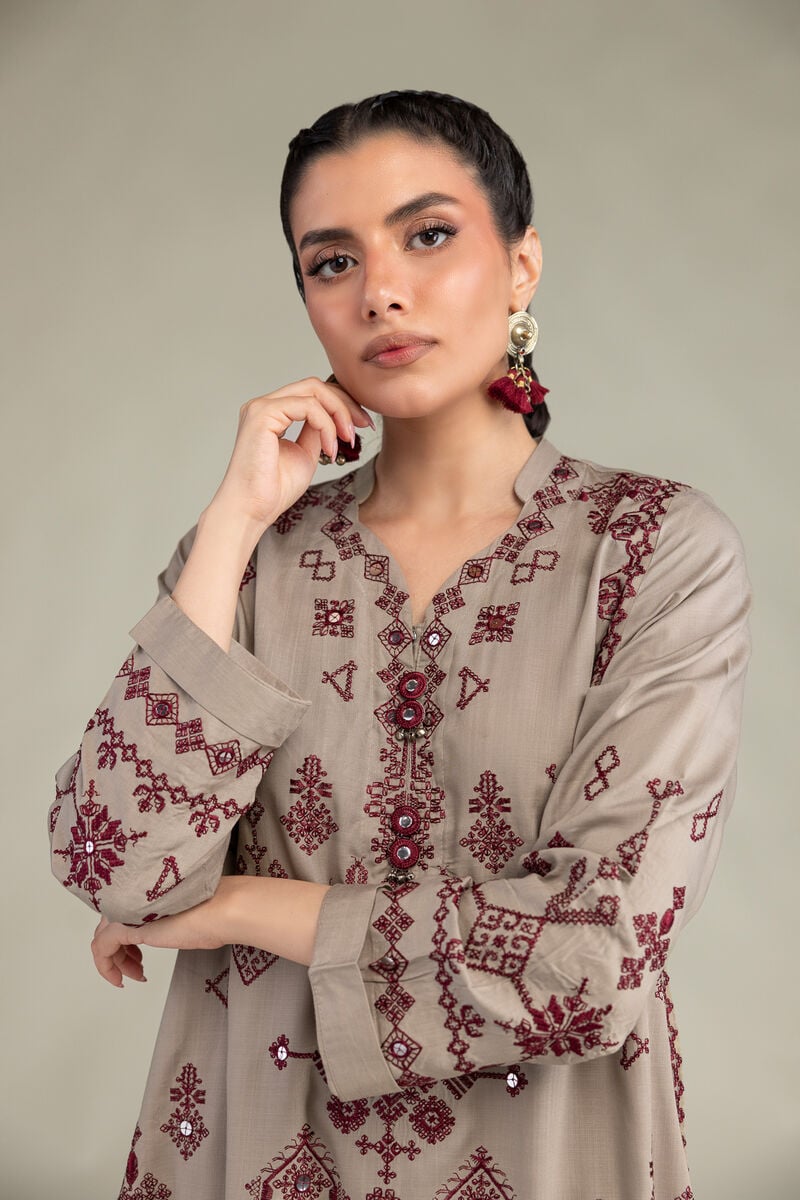 Short Geometric Kurta