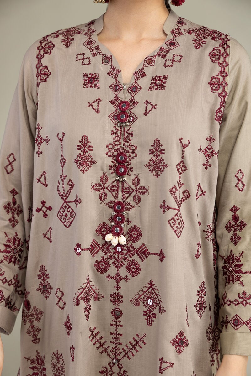 Short Geometric Kurta