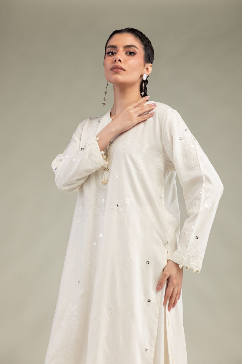 Floral Silk Kurta
