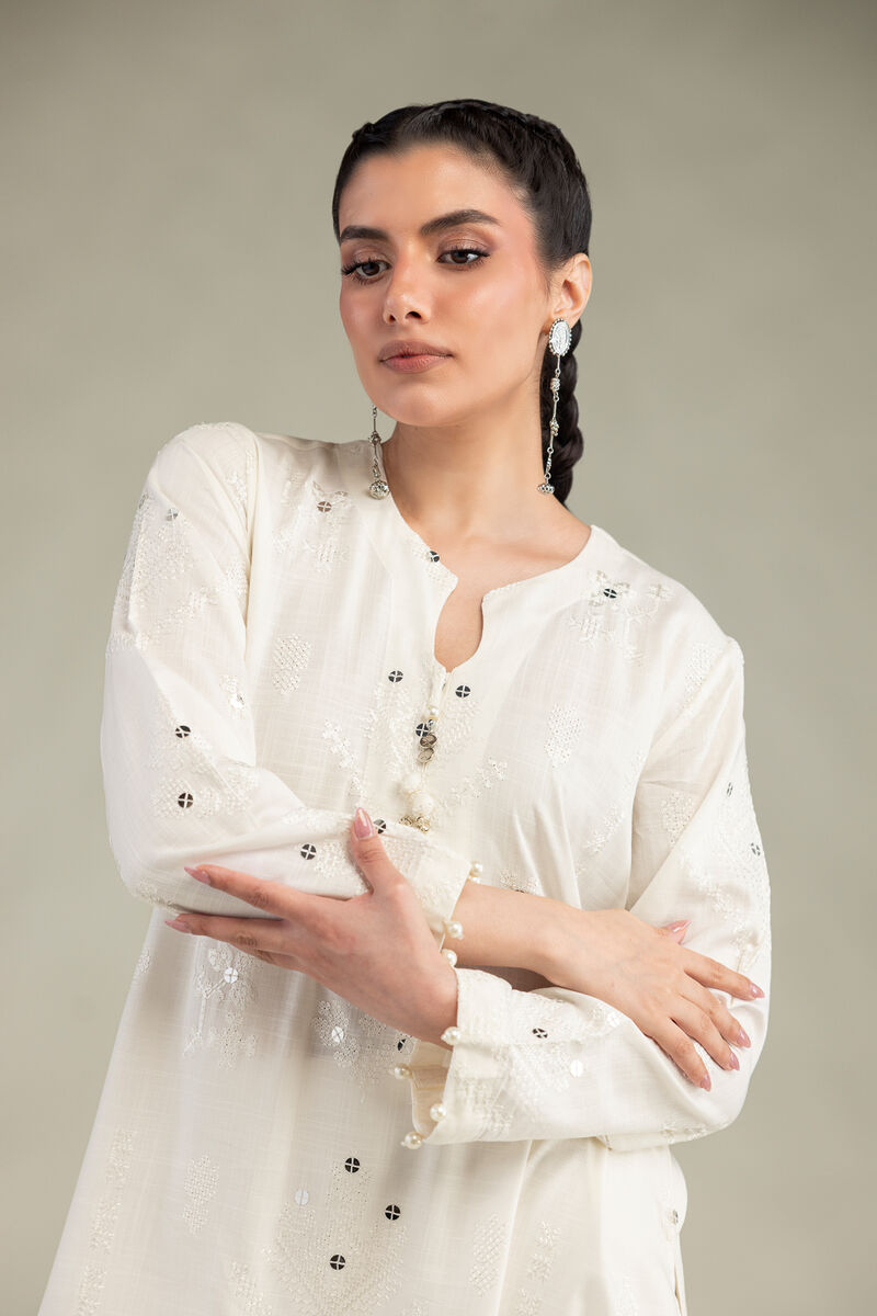Floral Silk Kurta