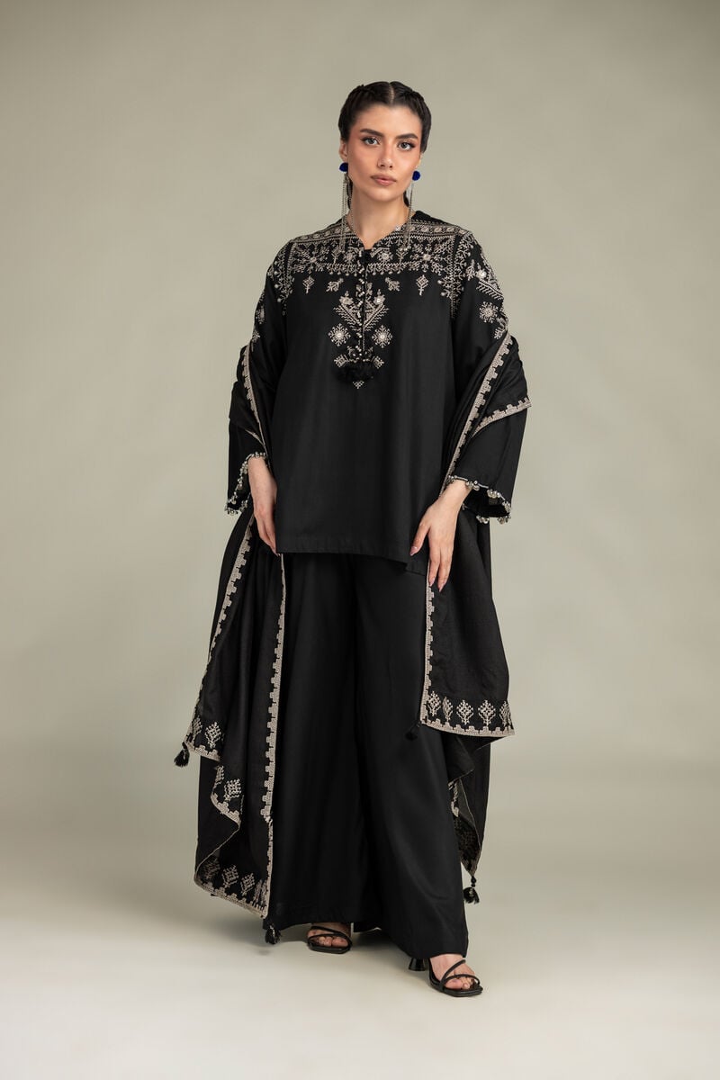 Short Silk Kurta