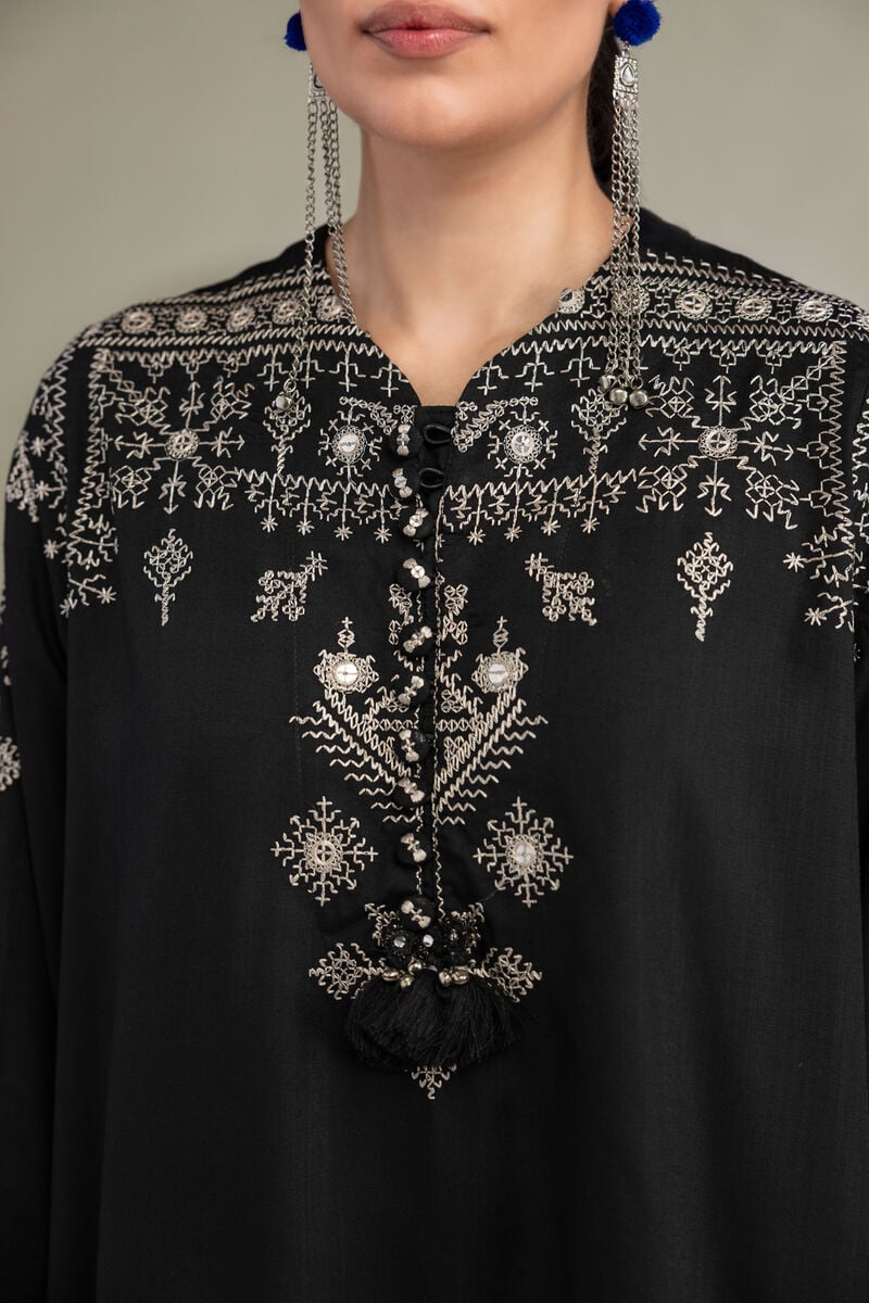 Short Silk Kurta