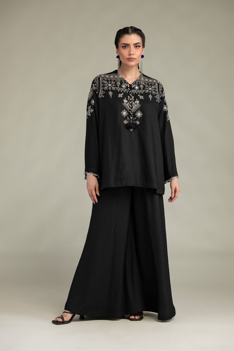 Short Silk Kurta