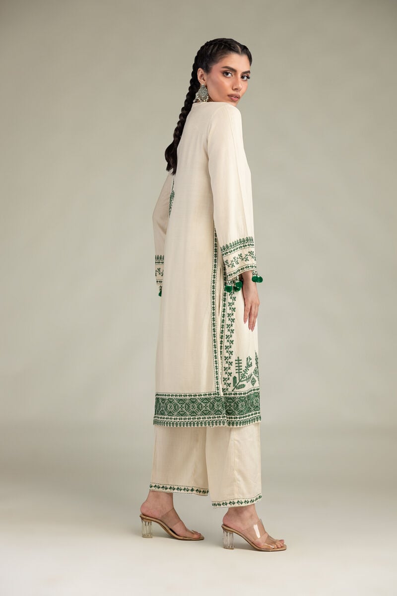 Raw Silk Pants