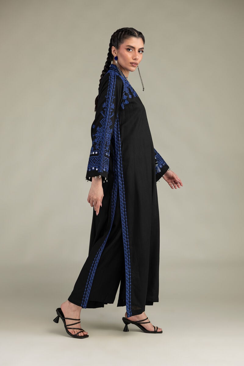 Black Silk Pants