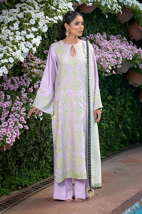 Zoe - Lavender and Green