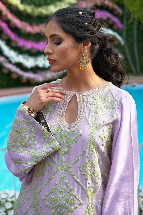 Zoe - Lavender and Green
