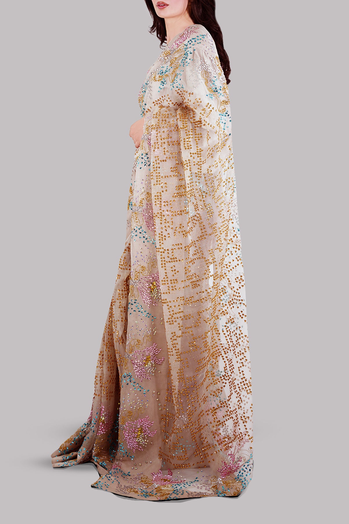 Moonlight Embellished Sari