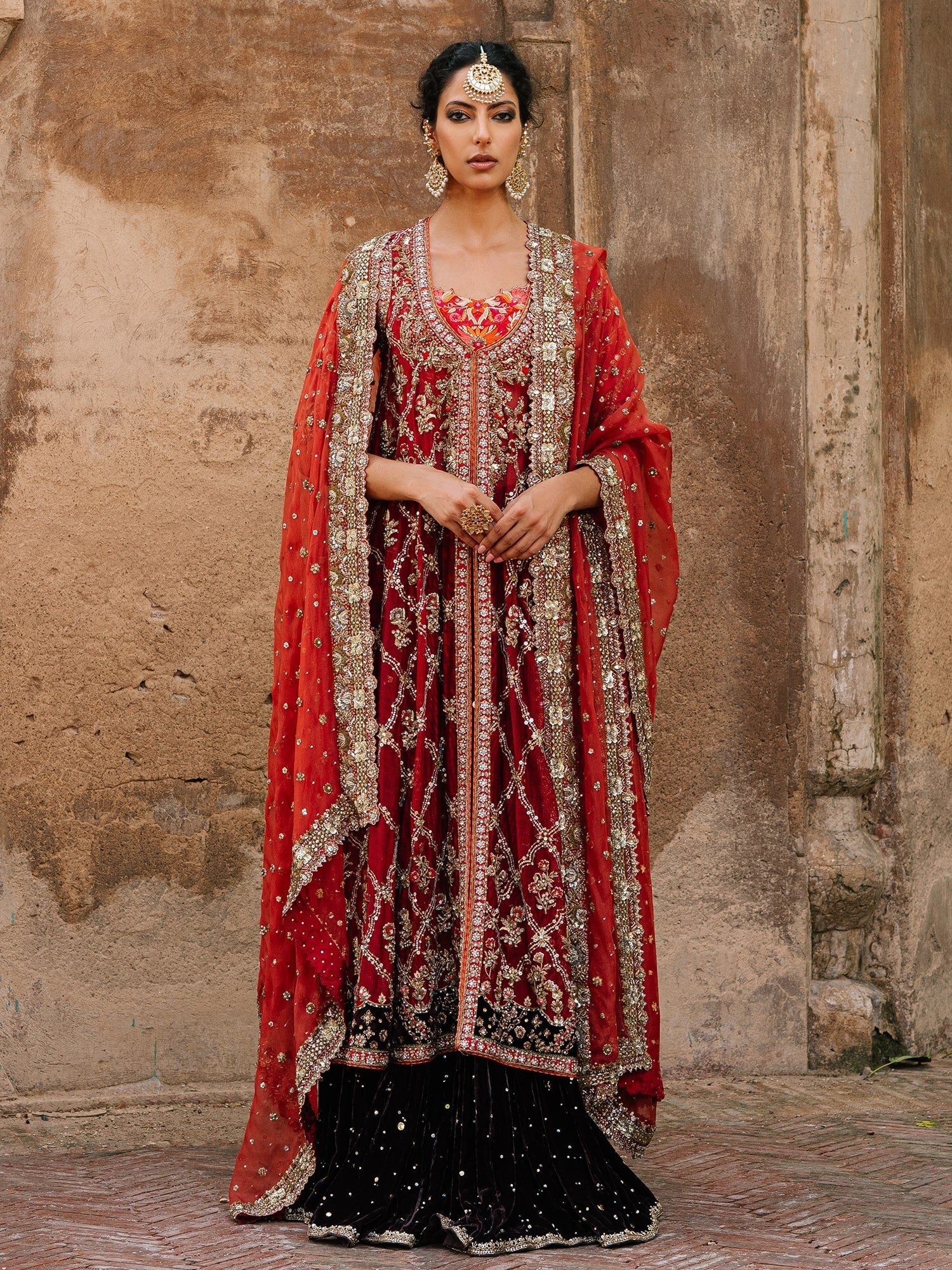 KALIDAR, BLOUSE, GHAGRA & DUPATTA