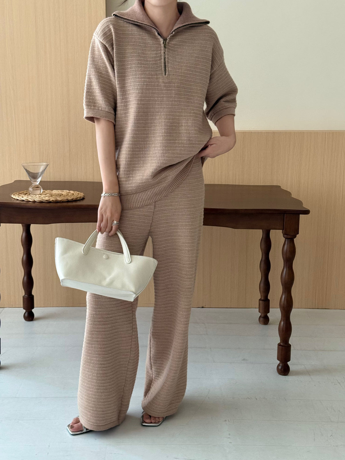 Lolo Knit Detail Suit