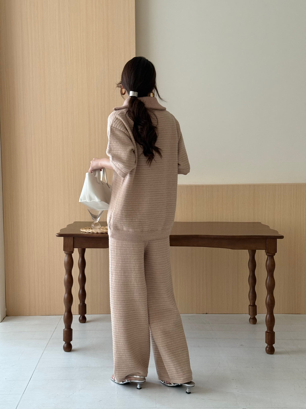 Lolo Knit Detail Suit