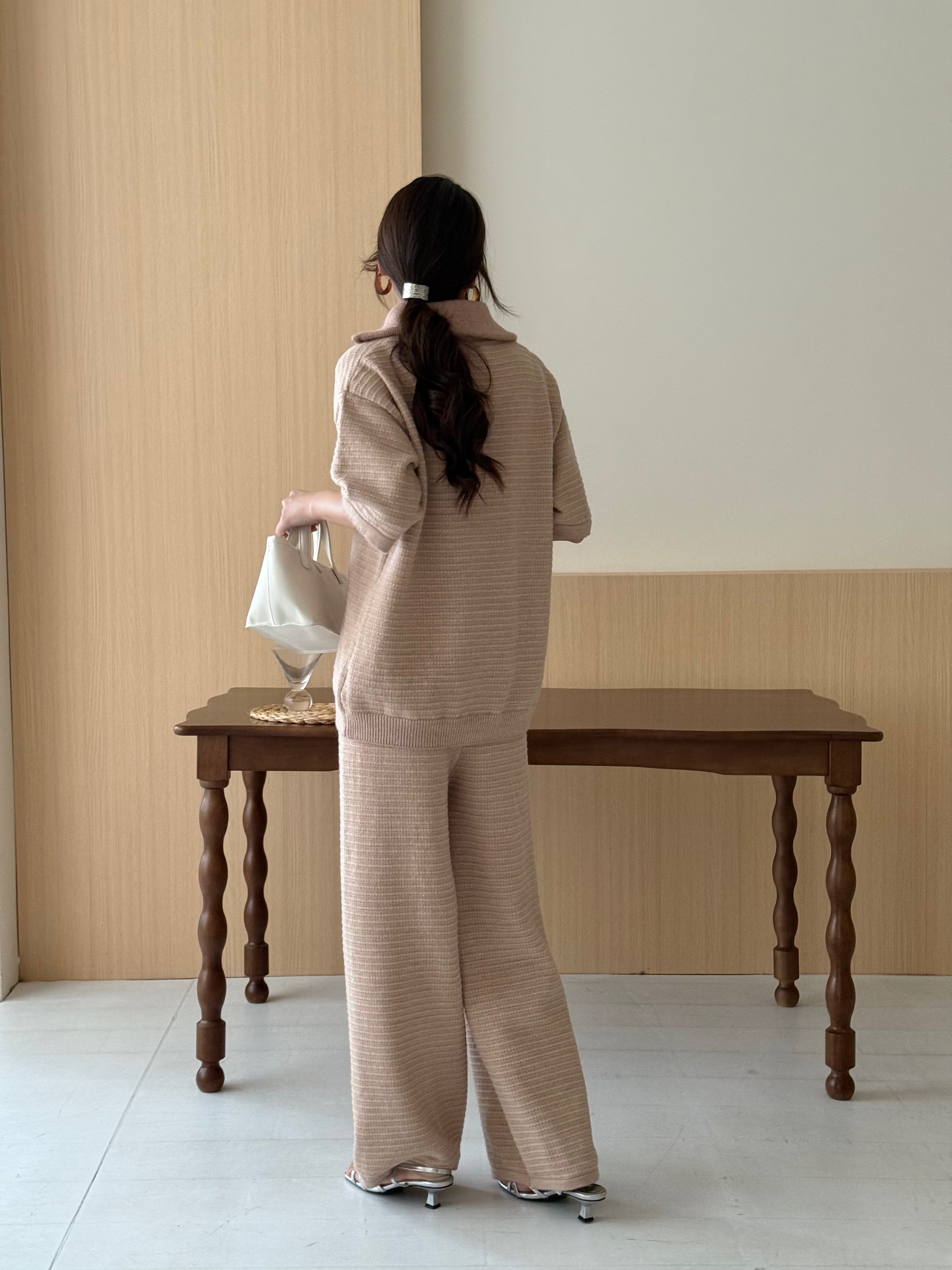 Lolo Knit Detail Suit